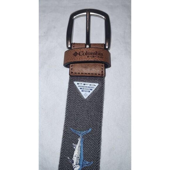 Columbia Men's PFG Belt Size XL (42"-44") Marlin Swordfish Stretch Fishing - Picture 4 of 7
